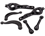 6x Rear Suspension Upper Lower Control Arm Arms Set Kit for Ford Focus 2... - £167.15 GBP