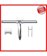 12-Inch Stainless Steel Shower Squeegee with Soft Silicone Blade - Silver - €18,34 EUR
