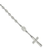 Sterling Silver Polished Rosary Bracelet - $112.91 CAD