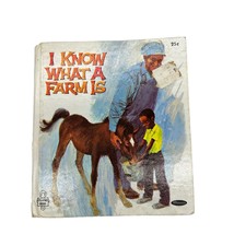 Vtg I Know What A Farm Is Jean Fiedler 1969 Whitman Tell-A-Tale Book Western Pub - £7.58 GBP