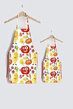 LaModaHome Kids Apron, Vegetables, Mother Daughter Aprons, Toddler Apron, Kids A - £13.47 GBP