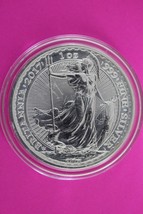 2017 Great Britain £2 Britannia 1 Ounce .999 Silver In Mint Capsule Genu... - $1,164.17 MXN