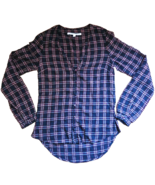Veronica Beard Peggy Blouse Blue Red Tartan Plaid Vneck Holiday Button U... - €43,05 EUR Veronica Beard Peggy Blouse Blue Red Tartan Plaid Vneck Holiday Button U... - €43,05 EUR