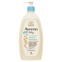 Aveeno Baby Daily Moisture Wash &amp; Shampoo 532mL - £65.75 GBP