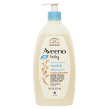 Aveeno Baby Daily Moisture Wash &amp; Shampoo 532mL - £65.31 GBP