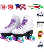 Classic High Top LED Roller Skates in Ankle Support Purple - Women&#39;s/Yth... - $2,027.66 MXN