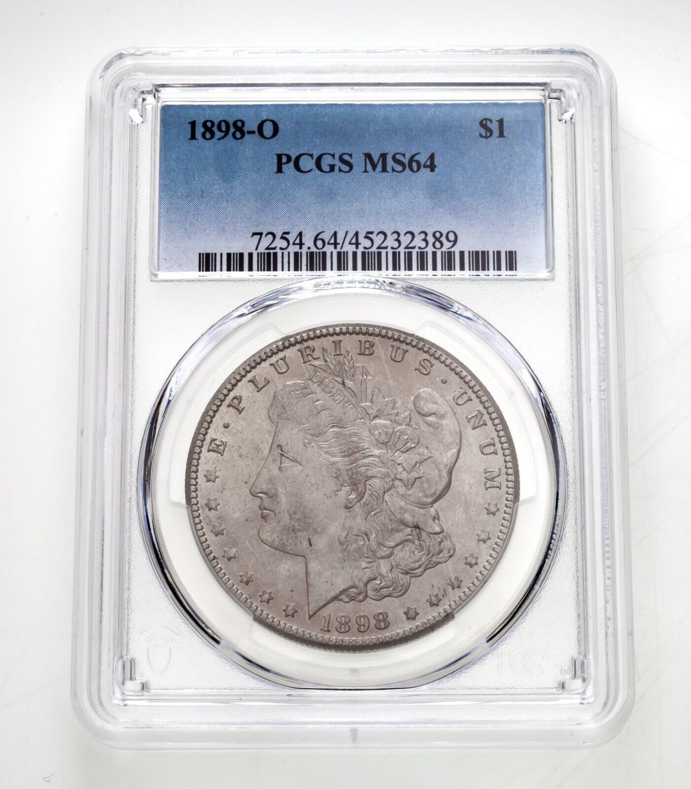 1898-O $1 Morgan Dollar Graded By PCGS As MS64 Gorgeous Coin! - $222.75