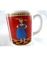 Mary Engelbreit ME Ink Porcelain Mug Woman Needs A Party Maternity pregnant - €8,45 EUR