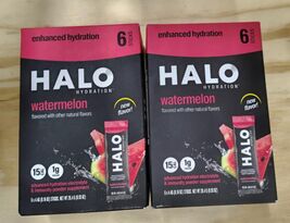 2x Halo Hydration - Electrolyte Drink Mix | Hydration | Watermelon (6 Pa... - $19.79