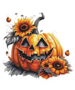 Thanksgiving cross stitch patterns/ Pumpkin Sunflowers Halloween 6 - $5.00