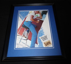 1987 Lee Storm Rider Jeans Framed 11x14 ORIGINAL Vintage Advertisement - £27.14 GBP