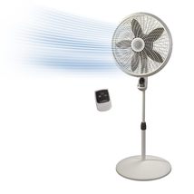 Lasko Cyclone Pedestal Fan, Adjustable Height, Remote Control, Timer, 3 ... - $69.99