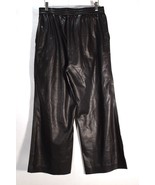 Boss Hugo Boss Womens Faux Leather Black Pants 6 US NWT - $176.57 CAD