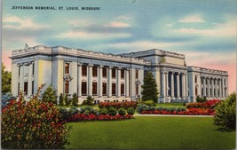 Jefferson Memorial St. Louis MO Postcard PC382 - £3.98 GBP