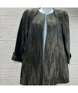 Eileen Fisher Womens Size Petite Open Front Metallic Blazer - €46,62 EUR