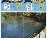Nature&#39;s Giant Fish Bowl Brochure Homosassa Springs Florida 1950&#39;s - $17.82