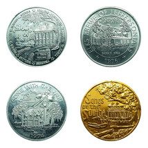 USA Tokens Lot of 4, 1974-1981 Songs of the South Carnival Charity 00371 - £21.57 GBP