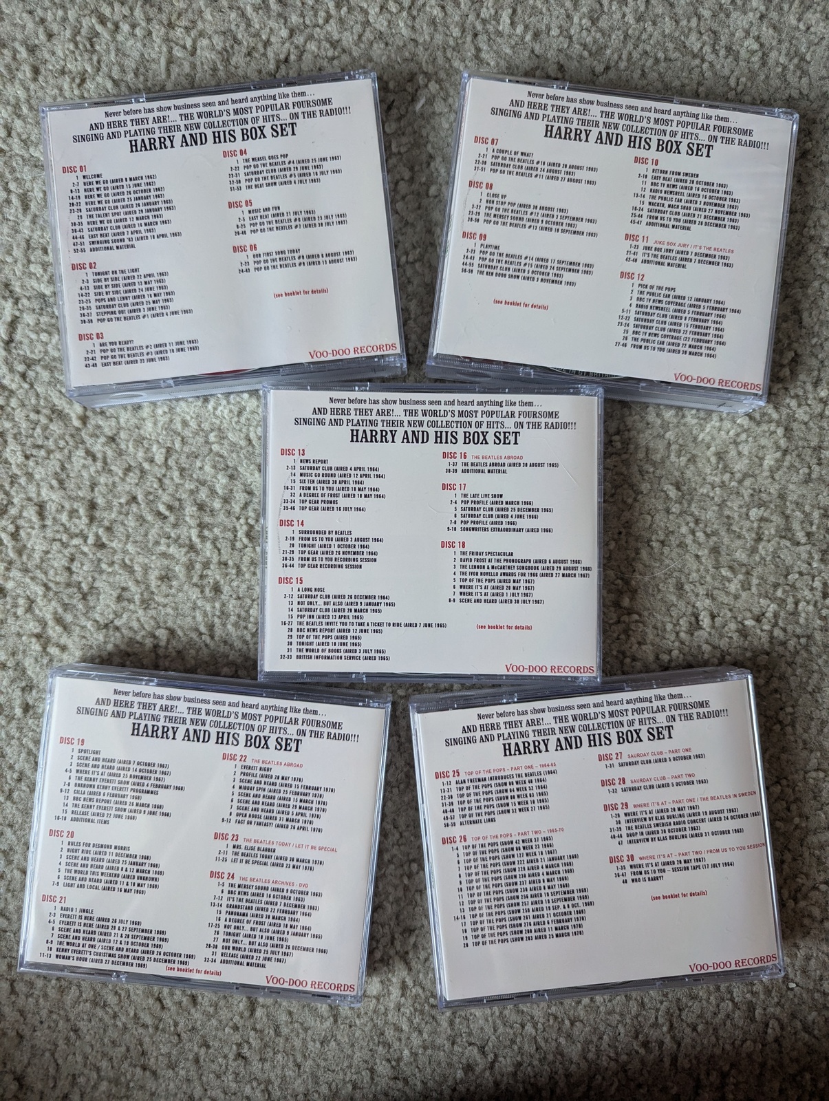 The Beatles  Harry And His Box Set 29-CD/1-DVD  Lord Reith Complete BBC Sessions Item image 3