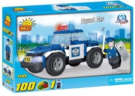 Cobi 1525 POLICE SQUAD CAR 100pcs - $371.88 MXN