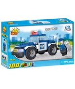 Cobi 1525 POLICE SQUAD CAR 100pcs - $19.79