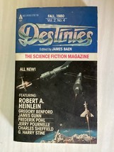 Destinies - Fall 1980 - Frederik Pohl, Jerry Pournelle, Robert Heinlein &amp; More! - £3.38 GBP