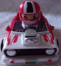 Bonkers Ryan’s World Red/White Car Toy Pull Back With Rider 2013 - $4.99