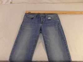 Women&#39;s Gap 1969 Perfect Boot 8 Regular Light Blue Jeans Hole On Backsid... - $24.70