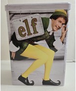 2003 ELF Will Ferrell Christmas Metal Tin EMPTY Lidded Storage Box - €16,33 EUR
