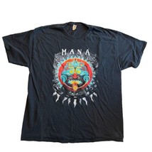 MANA Mexico Aztec Calender  The Forum LA 2022 Tour Black T Shirt XL Extr... - £19.18 GBP