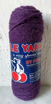 Pingouin Le Yarn 2 Wool Acrylic 4 Ply Worsted Yarn - 1 Skein  Color Purple #61 - £6.03 GBP