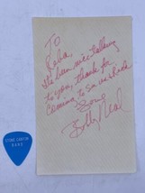 Vintage Stone Canyon Band Hotel Room List Signed Note by Guitarist Bobby Neal - £225.47 GBP