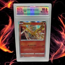 Japanese Moltres Holo Rare VStar Universe 10 CC&amp;G Pokémon TCG No. 18 - $23.27