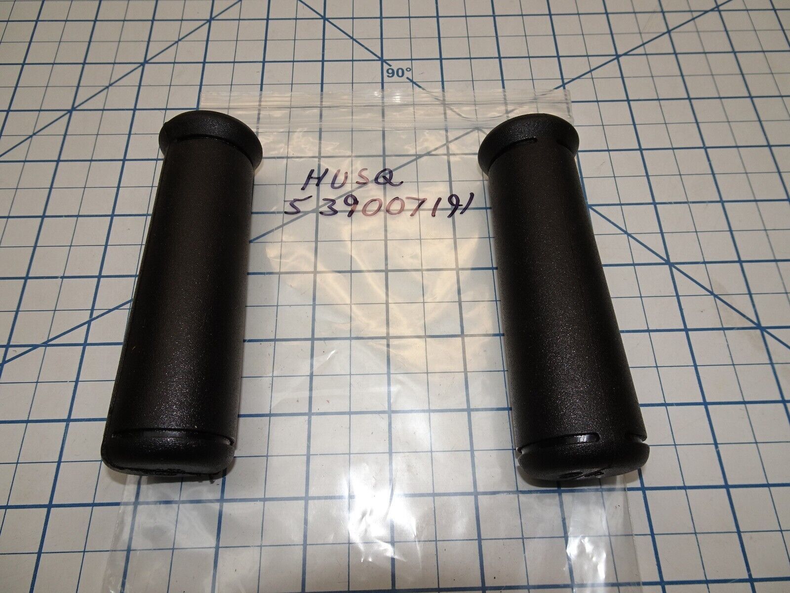 Husqvarna 539007191 Hand Grips Set of 2 Grips 1" IDOEM - $20.30