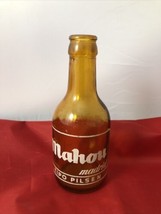 VTG Mahou Pilsen ACL Beer Bottle Glass 20 CL Madrid Spain - $29.99