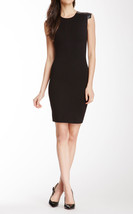 Ted Baker London Eadha Contrast Shoulder Detail Dress Sz 0 (US 00) Black - £96.43 GBP