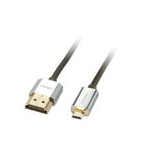 LINDY 0.5m CROMO Slim High Speed HDMI to Micro HDMI Cable with Ethernet  - $47.71 CAD