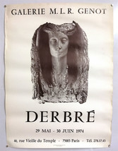 Derbré – Original Exhibition Poster – Gallery M. L.R Gardner - Poster -1974 - £108.90 GBP