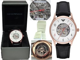 ARMANI Skeleton Men&#39;s Automatic Watch ( 21 Jewels) AR32 T1P - $287.89