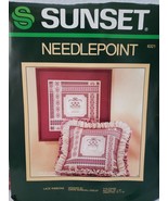 1984 Sunset Needlepoint Kit Lace Ribbons 6321 Opened but Unused  - £12.01 GBP