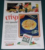 Kellogg&#39;s Rice Krispies Good Housekeeping Magazine Ad Vintage 1941 - $14.99