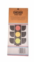 Gousha/Chek-Chart Chicago Street Map Vintage 1980’s With Traffic Light - €6,92 EUR