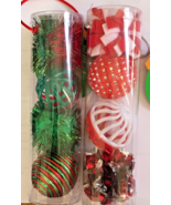 Cat Toys Merry &amp; Bright 2-Tinsel &amp; Twinkle Tower&#39;s 8-Individual Cat Toy&#39;s - $15.99