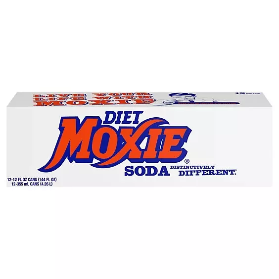 Diet Moxie Soda . A case of 12 Twelve Ounce Cans. - £14.25 GBP