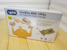 IO Flex FireWire IEEE 1394a Adapter 3+1 Ports PCI Host Controller - $17.99