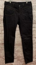 Athleta Jeans Womens 10 Skinny Dry Dipper Pants Black Style 862095 33x31 - $45.00