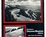 Broadmoor Cheyenne Mountain Highway Brochure Scenic Trip of America 1920&#39;s - £13.92 GBP