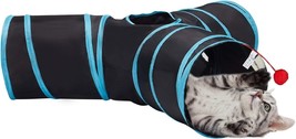 Tempcore Pet Cat 3 Way Collapsible Tunnels With Dangling Ball - £14.69 GBP