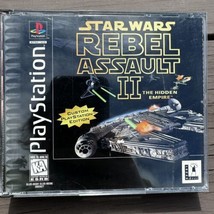 Star Wars Rebel Assault II The Hidden Empire PS1 Reg Card Complete - $11.59
