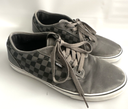 Vans Off The Wall Classic Gray White Checkered Skateboard Shoes Men 11.5 M - £25.55 GBP