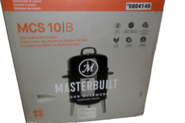 MasterBuilt Charcoal Bullet Smoker Outdoor Cooking MCS10B - New - £47.46 GBP